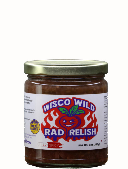Rad Relish - Spicy Pickled Radish Relish for Your Wiener